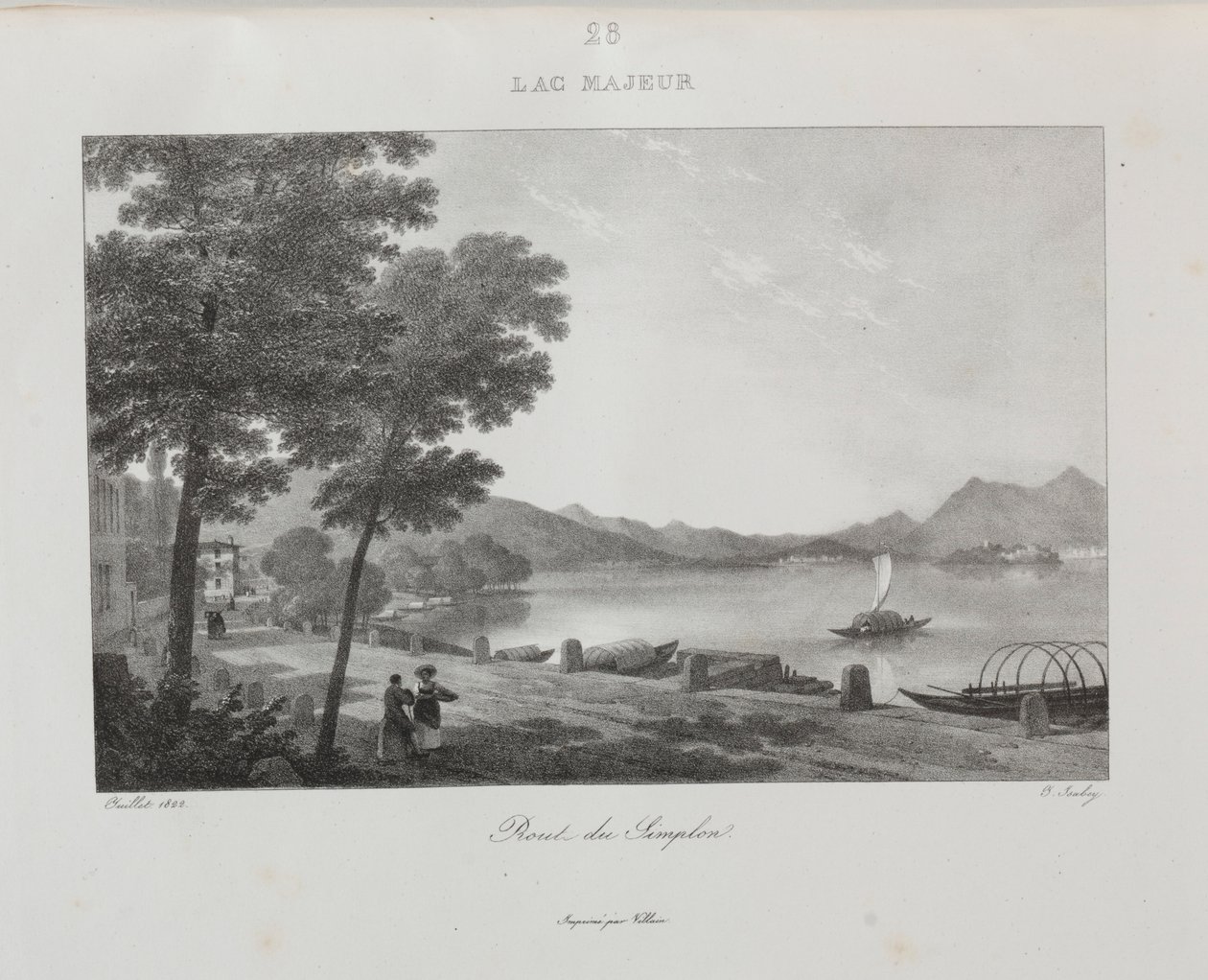 Wyjazd do Włoch w latach 1822, 1833. autorstwa Jean Baptiste Isabey