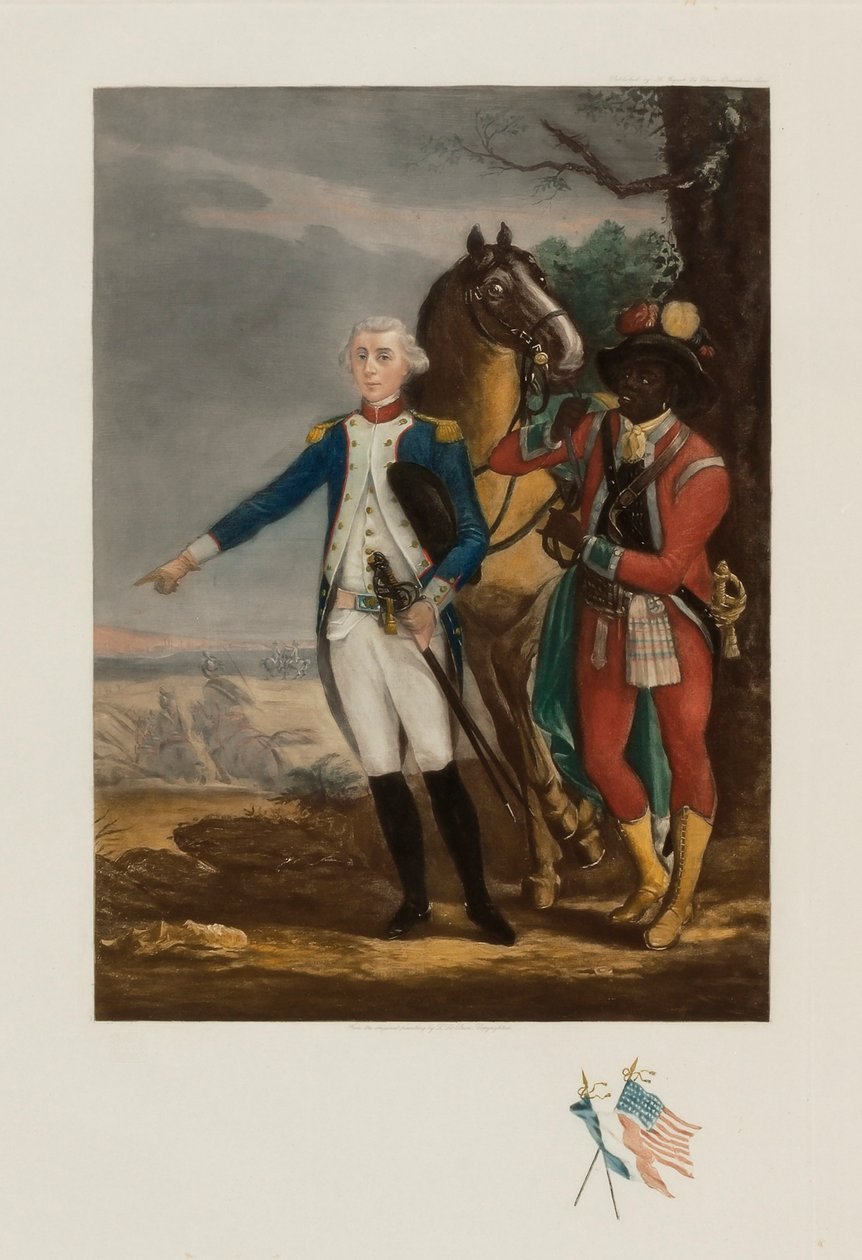 Generał Lafayette autorstwa Jean Baptiste Le Paon
