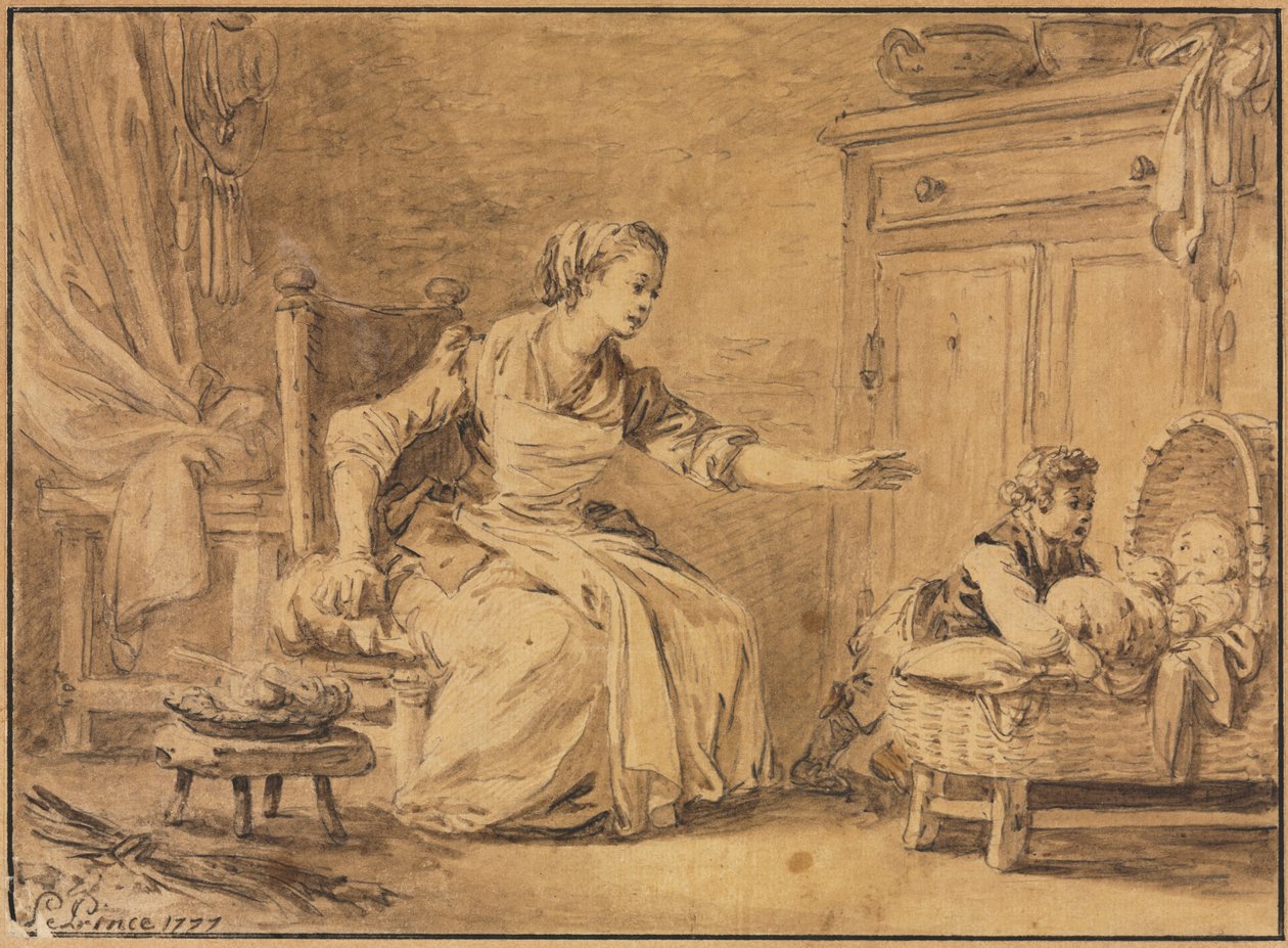 Aplikacja macierzyńska, 1777. autorstwa Jean Baptiste Le Prince