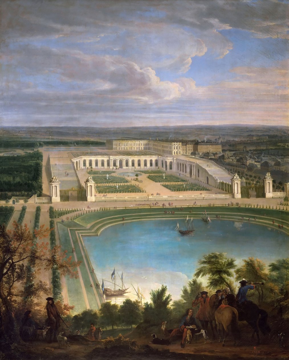 Oranżeria Pałacu Wersalskiego autorstwa Jean Baptiste Martin