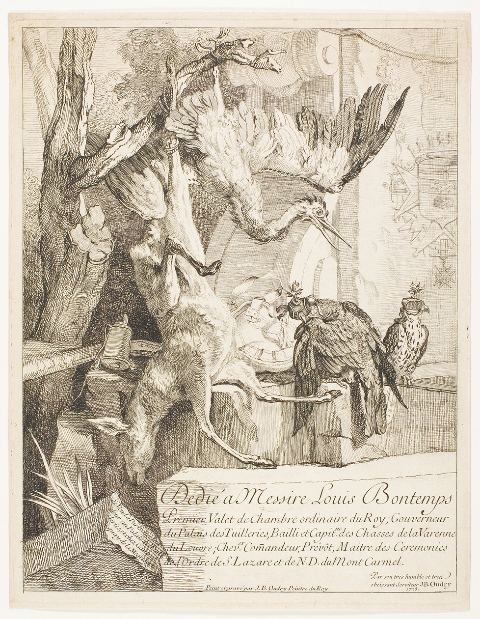 Cztery tematy polowania, nr 1 autorstwa Jean Baptiste Oudry