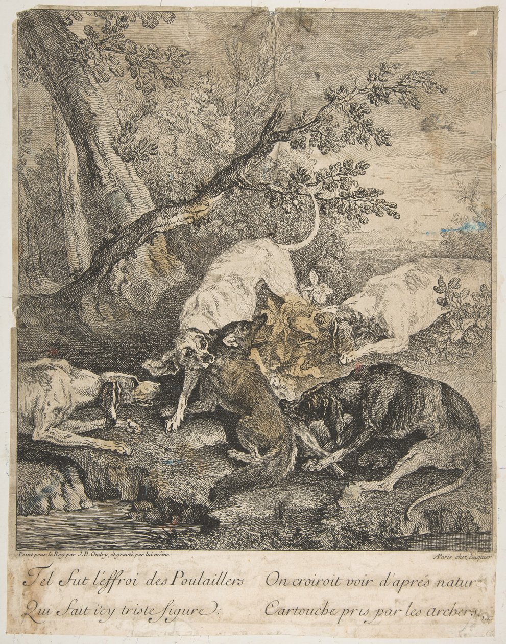 Polowanie na lisy, 1736. autorstwa Jean Baptiste Oudry