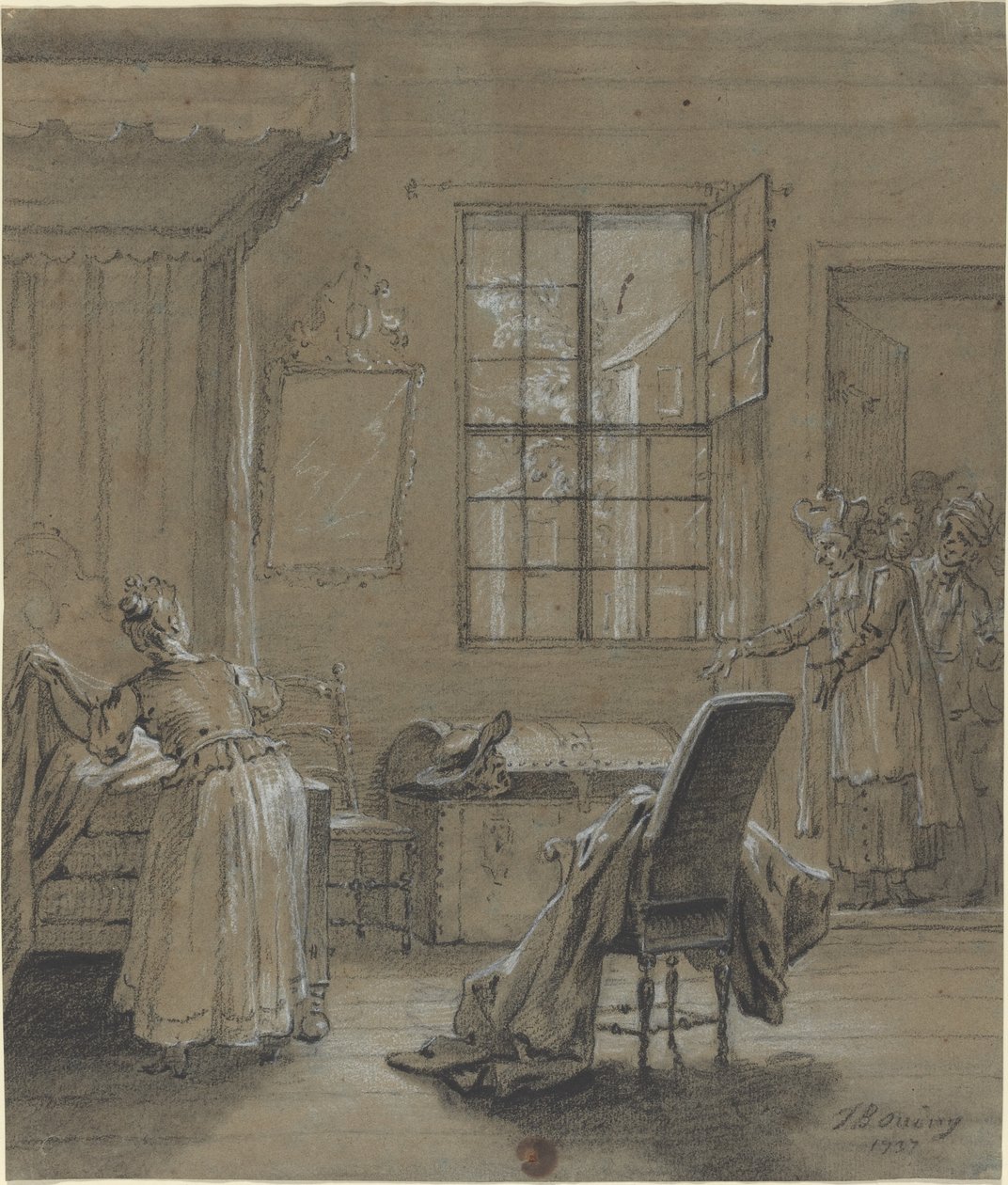 Plotka w bagażniku autorstwa Jean Baptiste Oudry