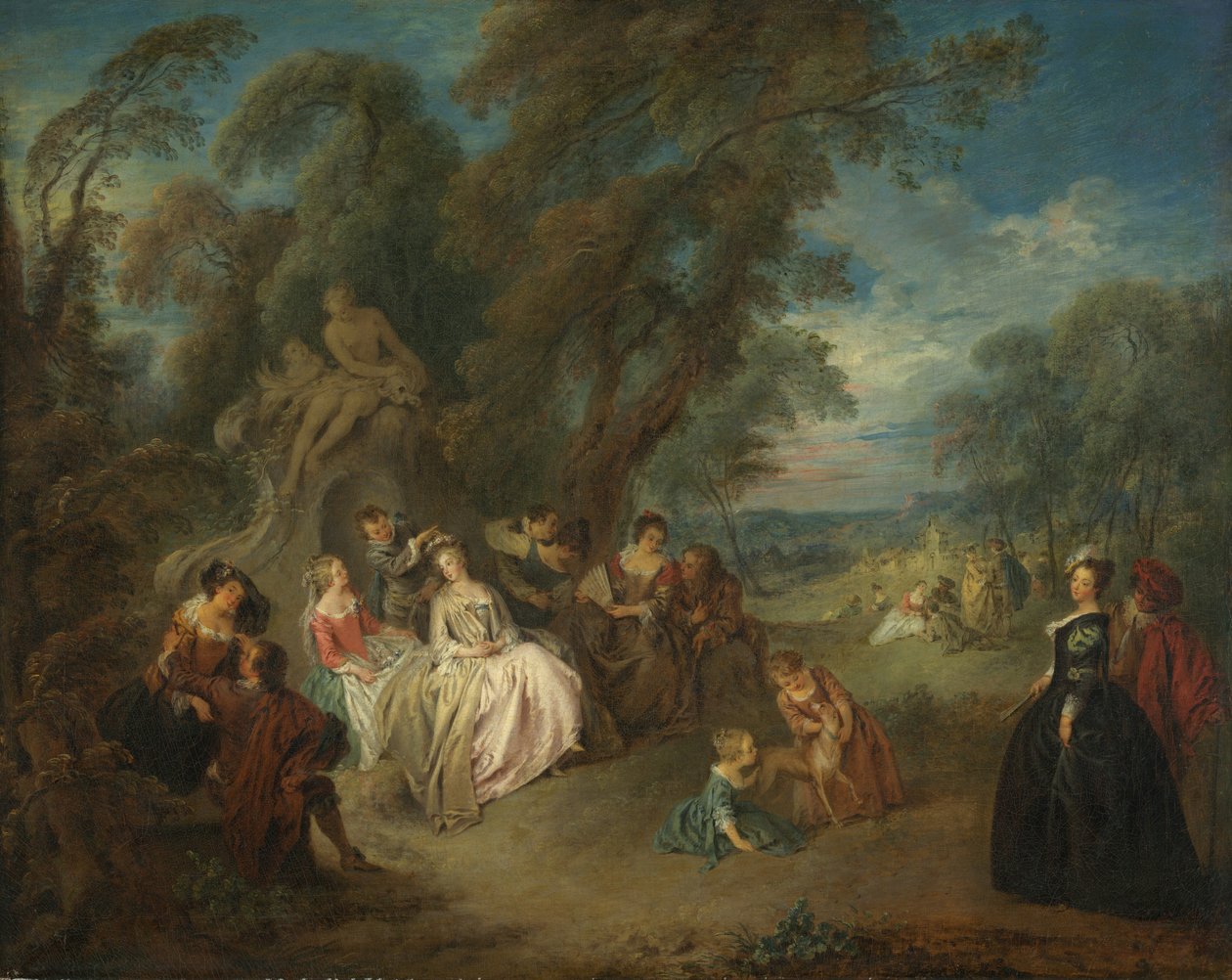 Partia Wiejska, ok. 1730. autorstwa Jean Baptiste Pater
