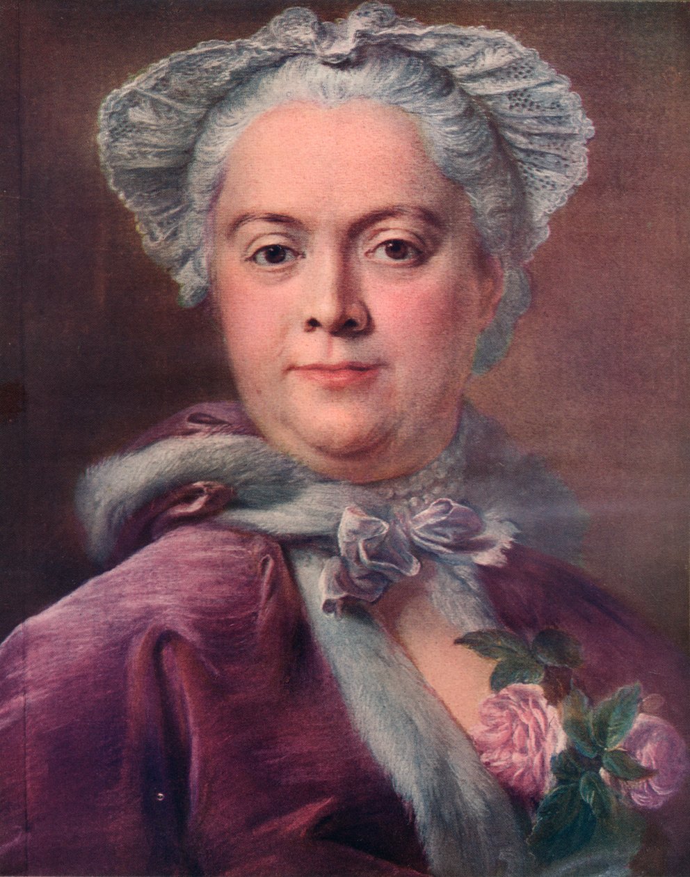Madame Valade, c1746 autorstwa Jean Baptiste Perronneau