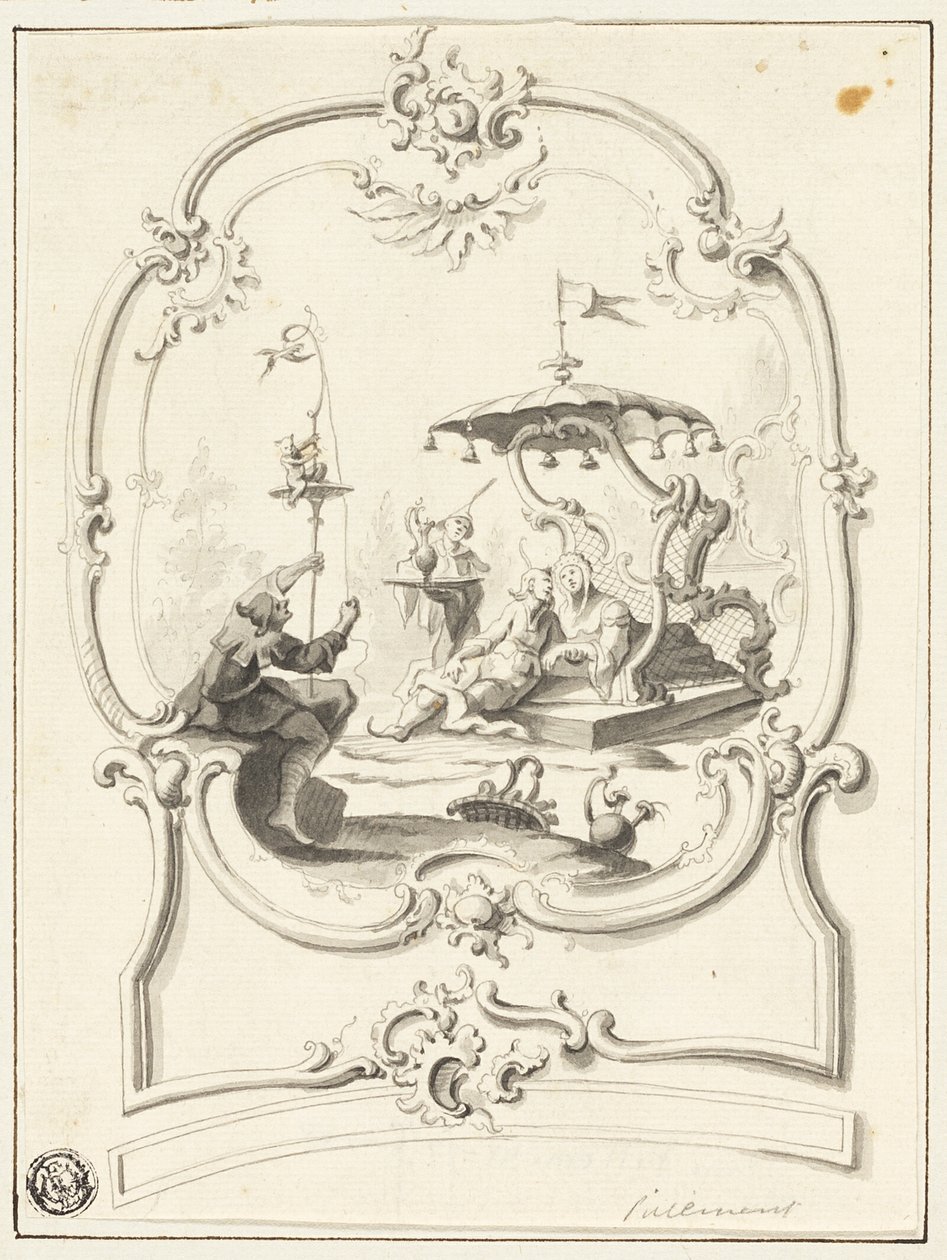 Chinoiserie autorstwa Jean Baptiste Pillement