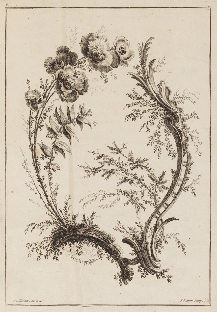 Kwiat Koni autorstwa Jean Baptiste Pillement