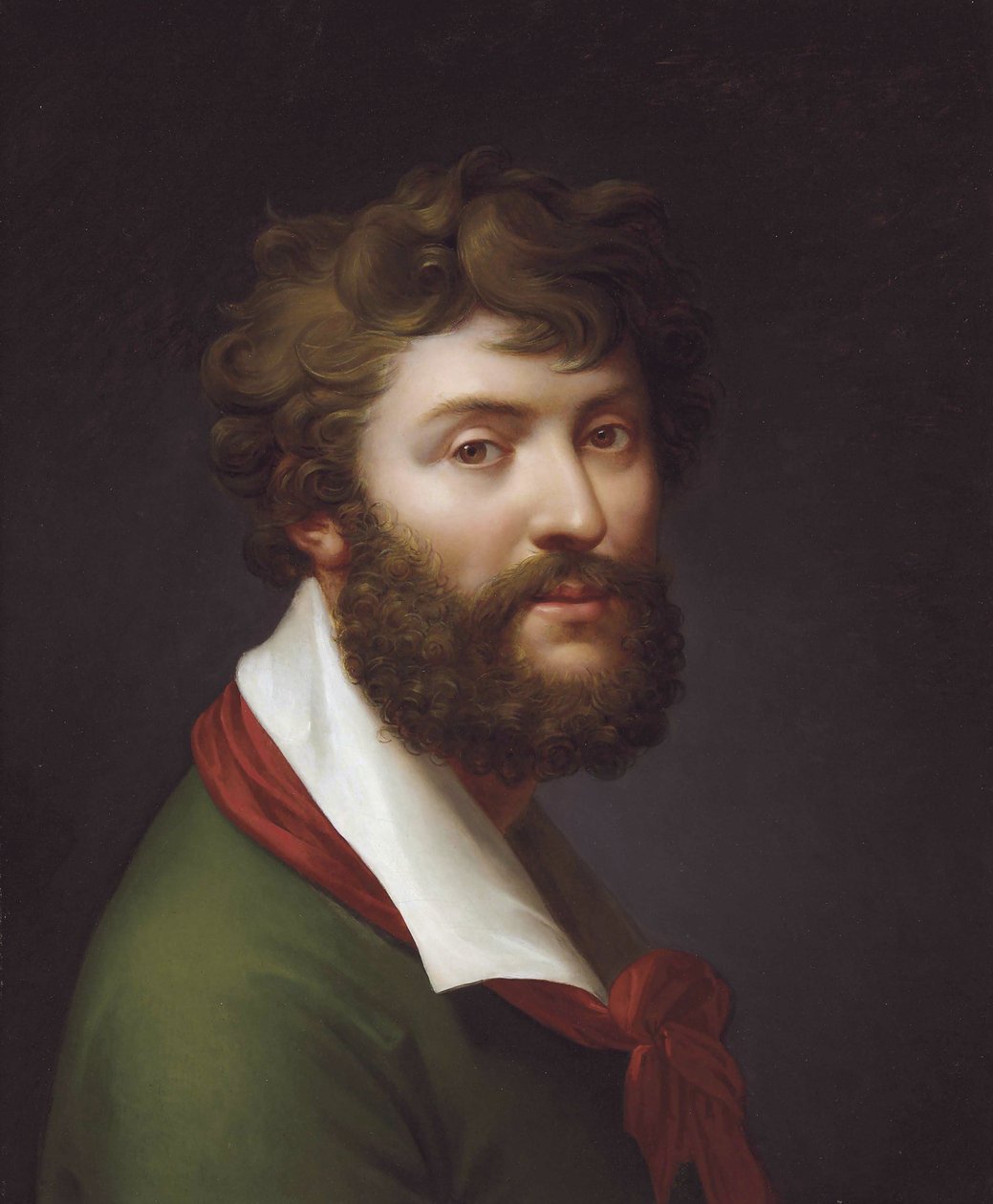 Autoportret. autorstwa Jean Baptiste Regnault
