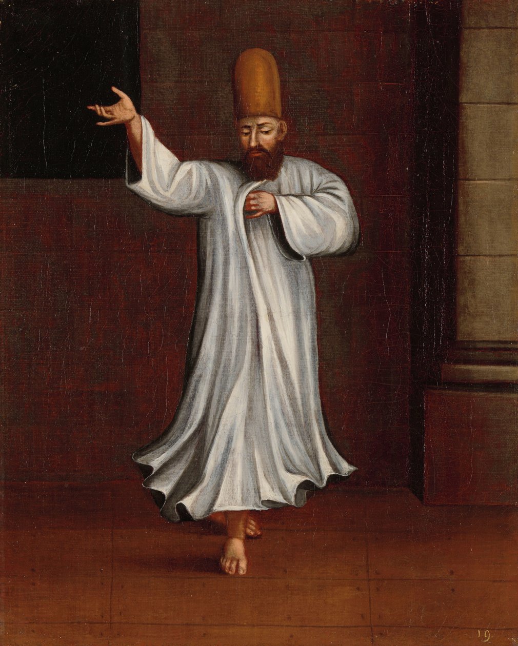 Derwisz autorstwa Jean Baptiste Vanmour (workshop of)