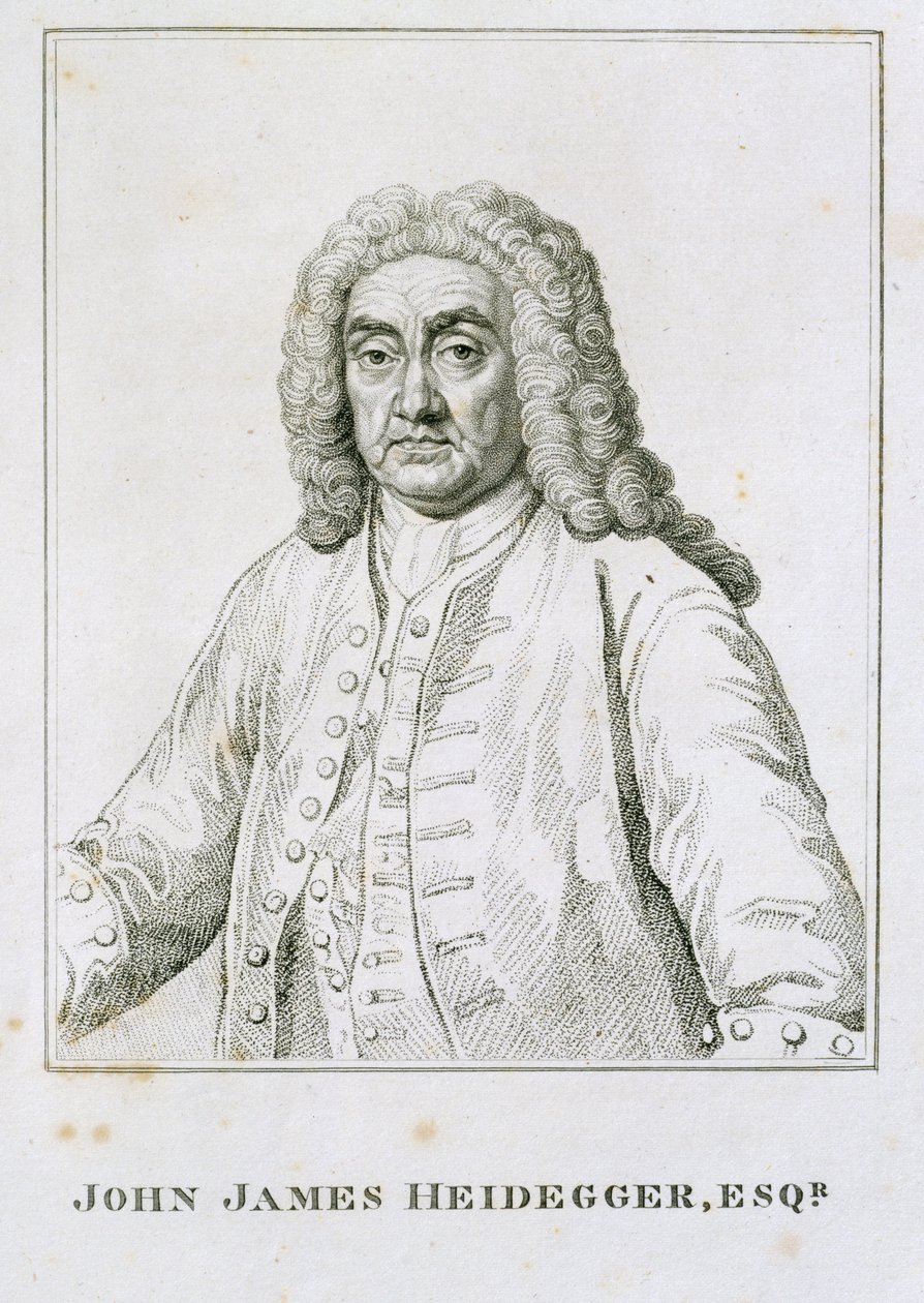 Jan Jakub Heidegger (1666-1749) autorstwa Jean Baptiste van Loo