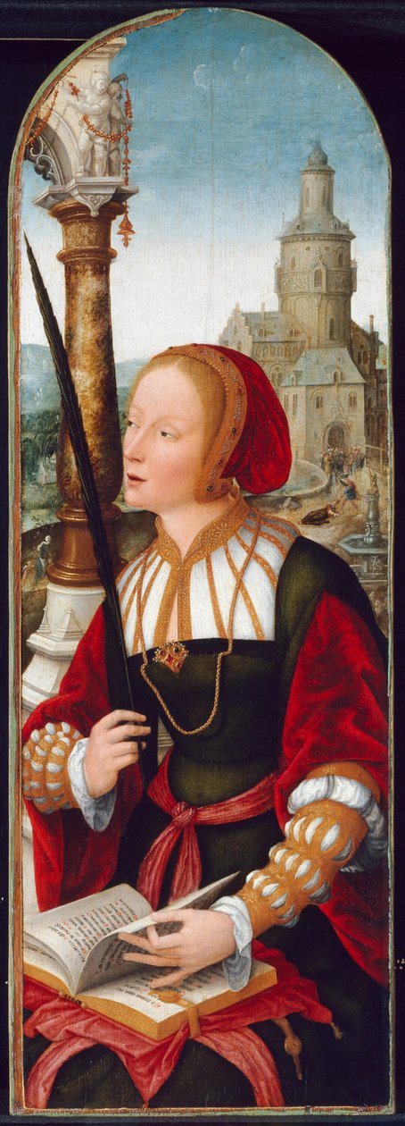 Św. Barbara autorstwa Jean Bellegambe