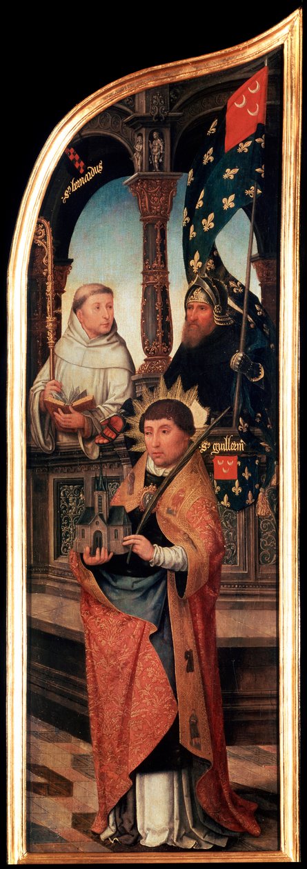Zwiastowanie, Tryptyk, panel boczny, 1517. autorstwa Jean the Elder Bellegambe