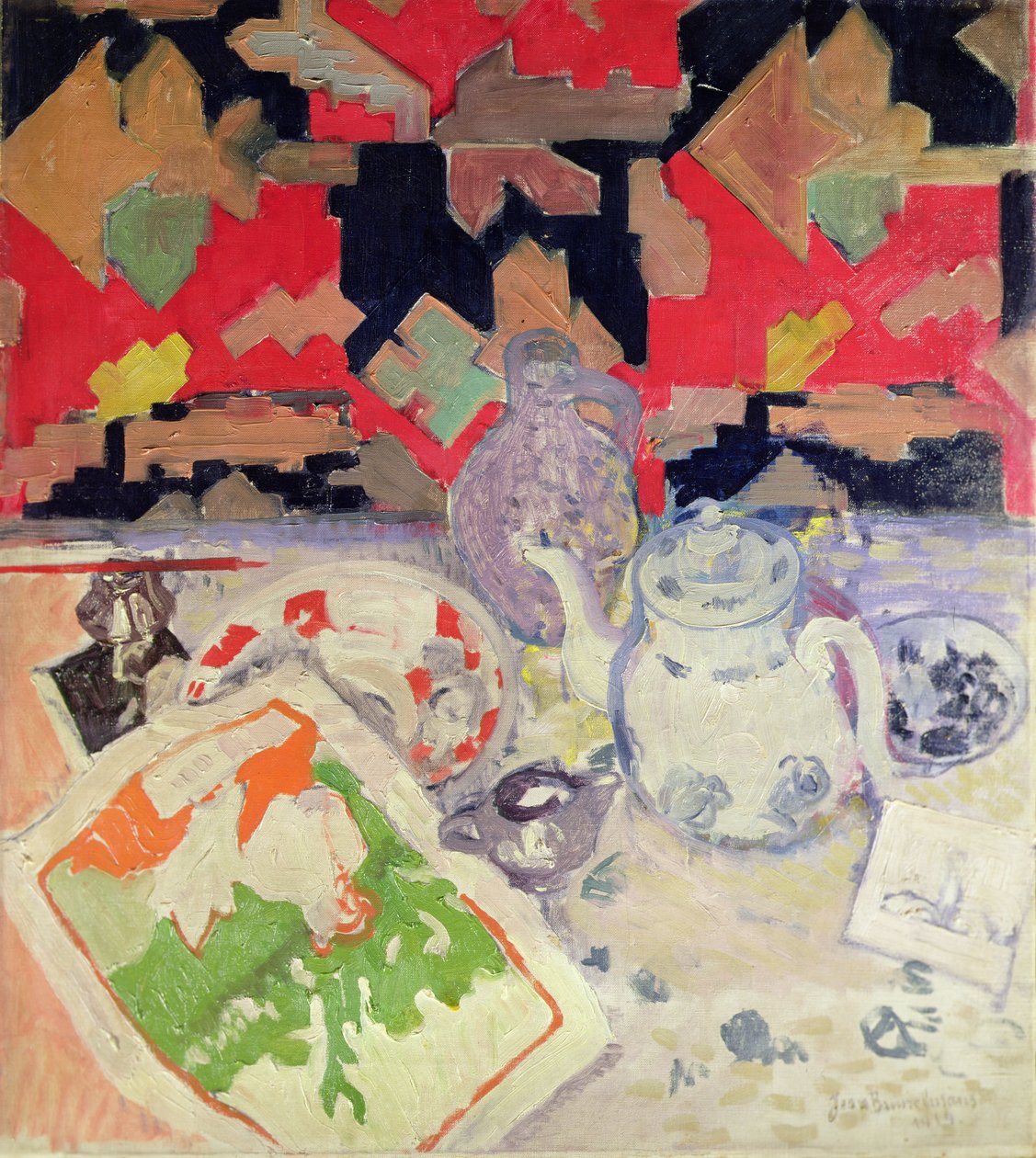 Martwa natura autorstwa Jean Brusselmans