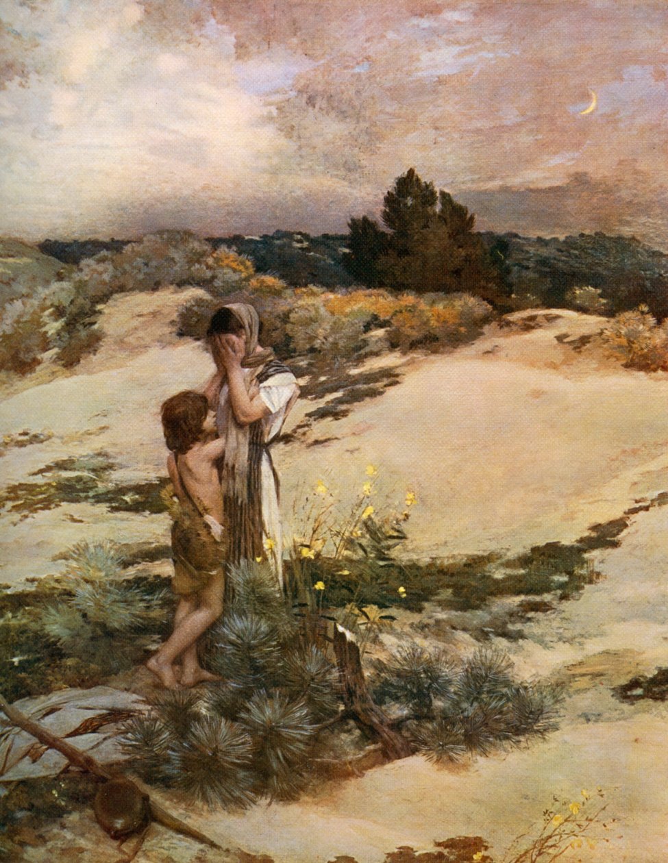 Hagar i Ismael, 1880, 1912. autorstwa Jean Charles Cazin