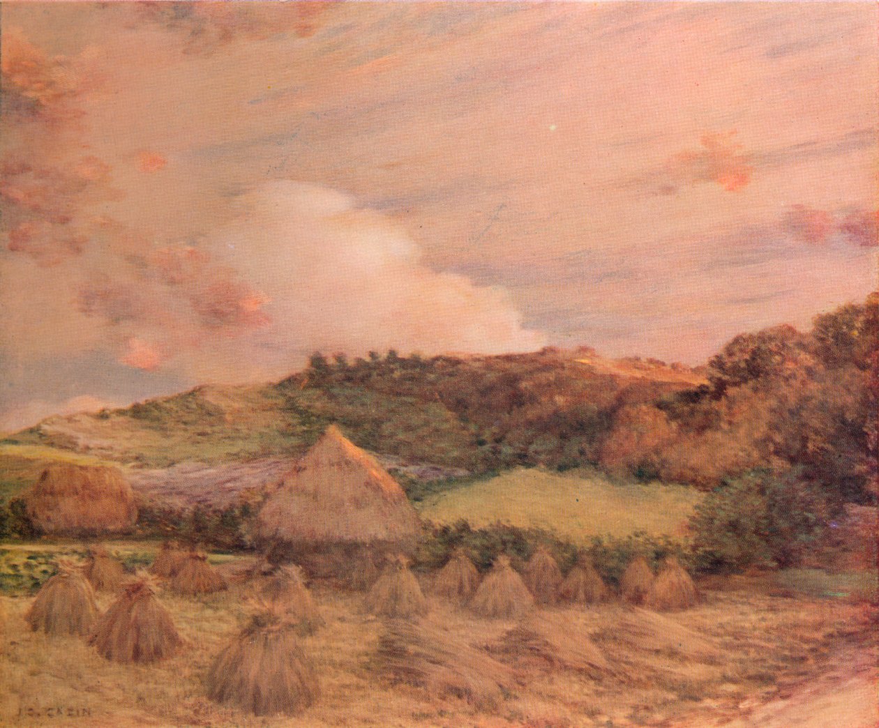 Kamienie młyńskie, c1885 autorstwa Jean Charles Cazin