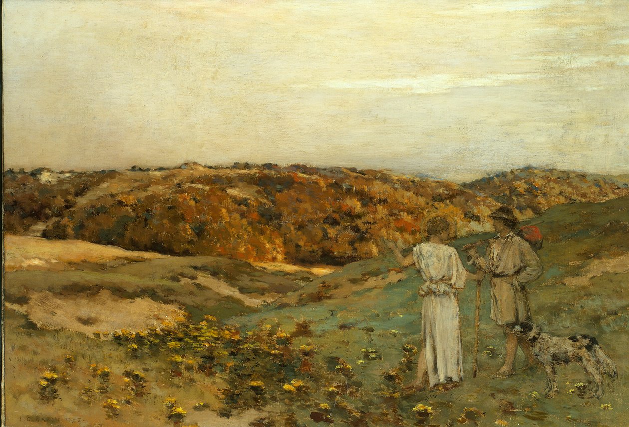 Tobiasz i Anioł autorstwa Jean Charles Cazin