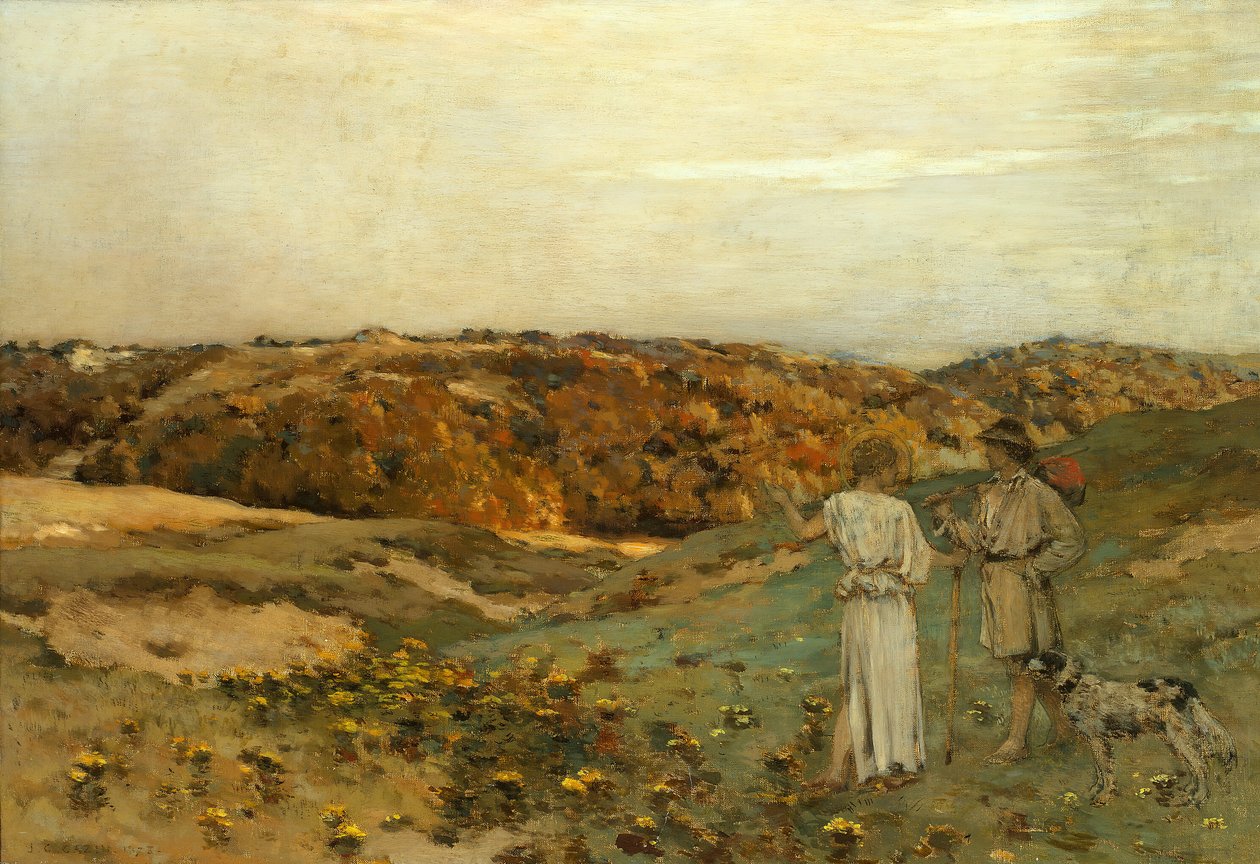 Tobiasz i Anioł, 1878. autorstwa Jean Charles Cazin