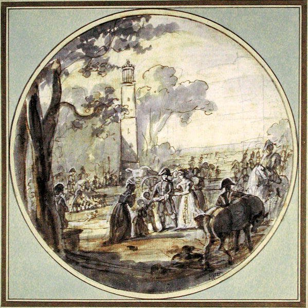 Napoleon I (1769-1821) w Saint-Cloud autorstwa Jean Charles Develly