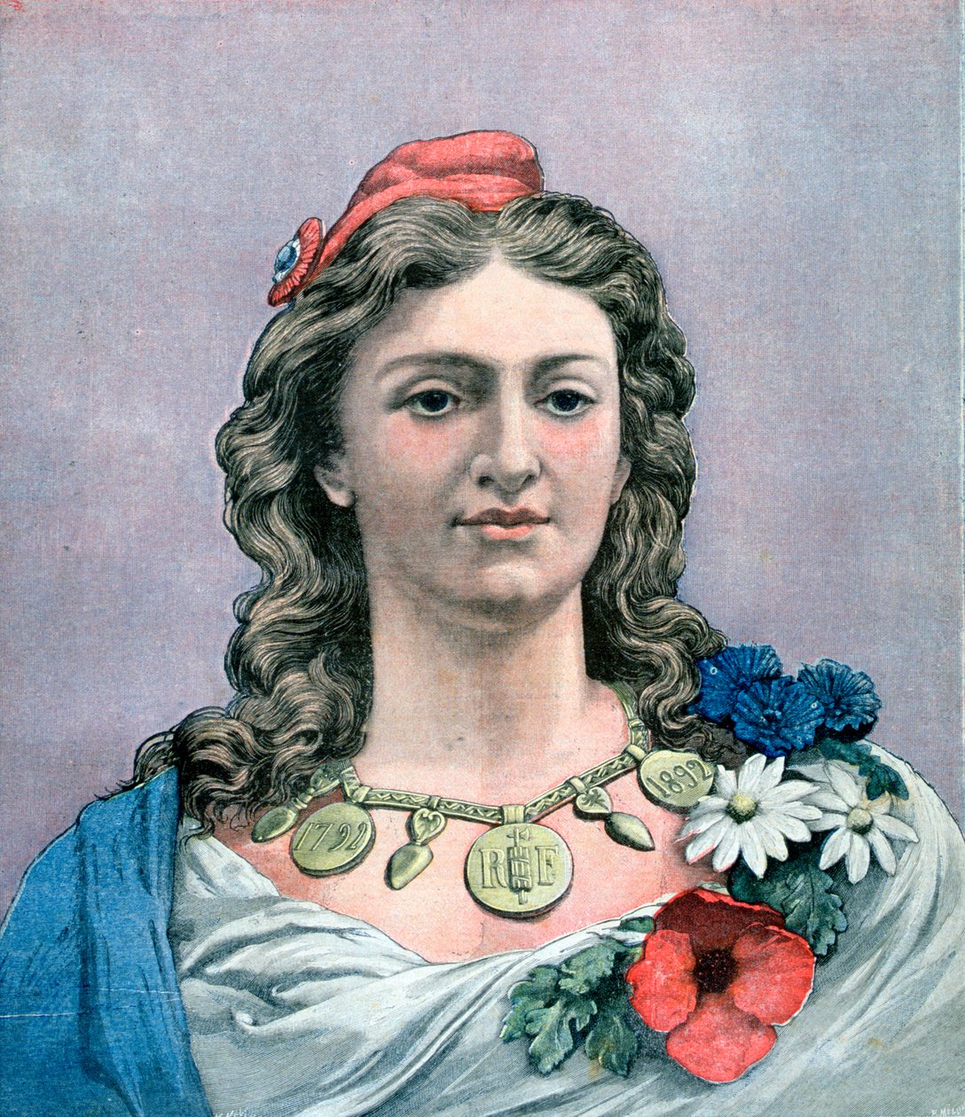 Republika”, 1891 autorstwa Jean Charles Gauthier
