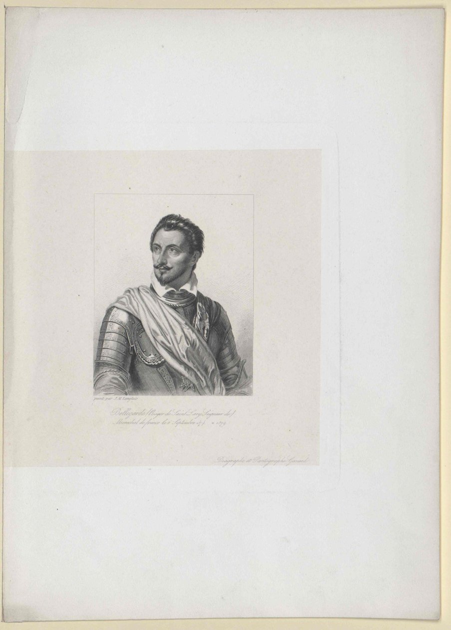 Roger Bellegarde (druk) autorstwa Jean Charles Langlois