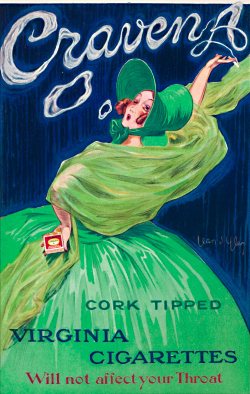 "Craven A - plakat angielski", c1926 autorstwa Jean D