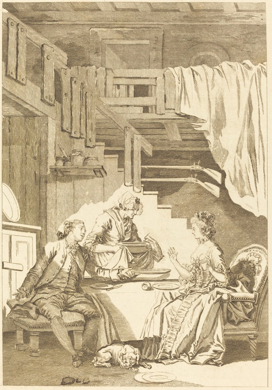 Sokół autorstwa Jean Dambrun and Jean Baptiste Tilliard after Jean Honoré Fragonard