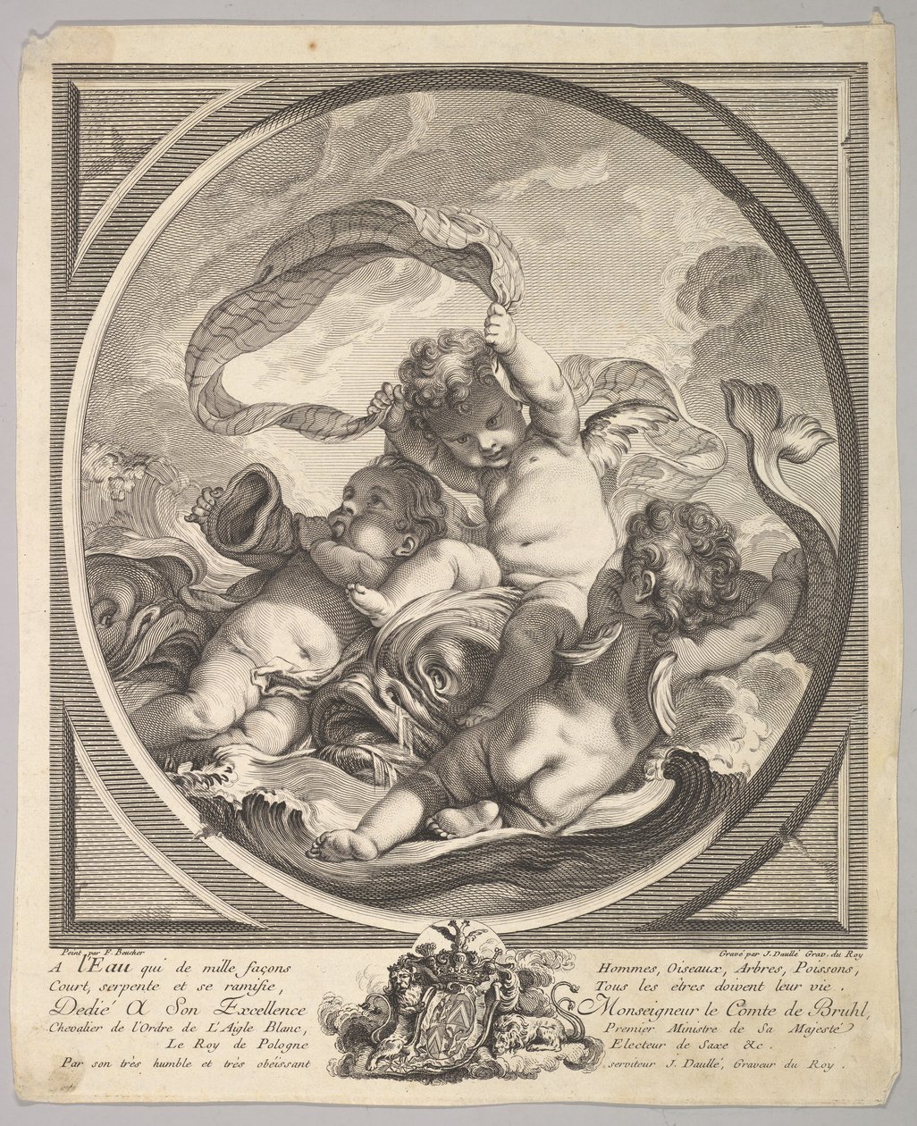 Woda, ok. 1748. autorstwa Jean Daullé