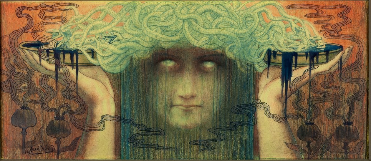 Meduse autorstwa Jean Delville