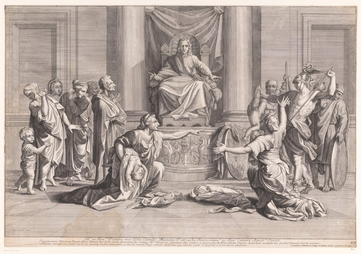 Wyrok Salomona autorstwa Jean Dughet (attributed to)