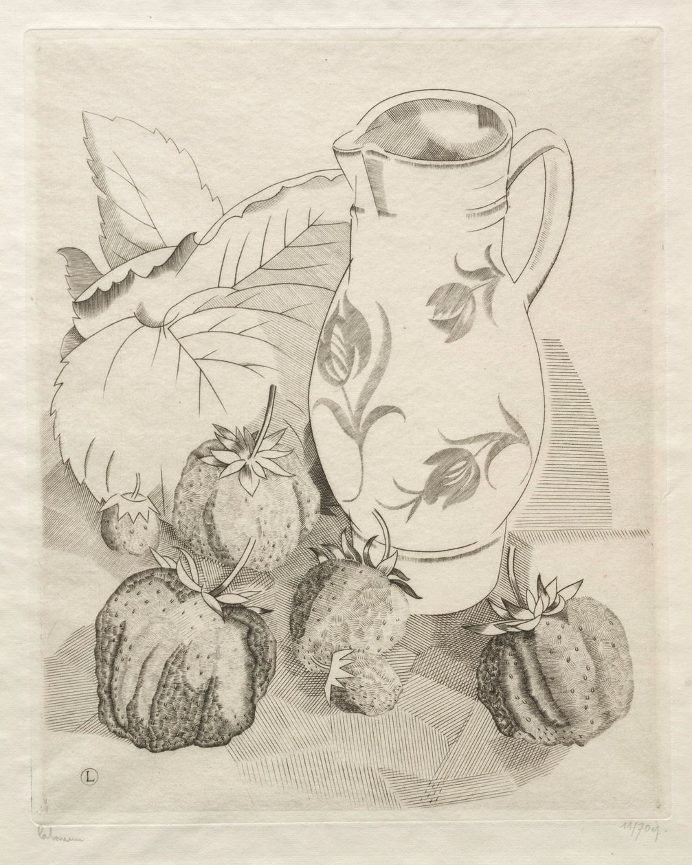 Truskawki autorstwa Jean Emile Laboureur