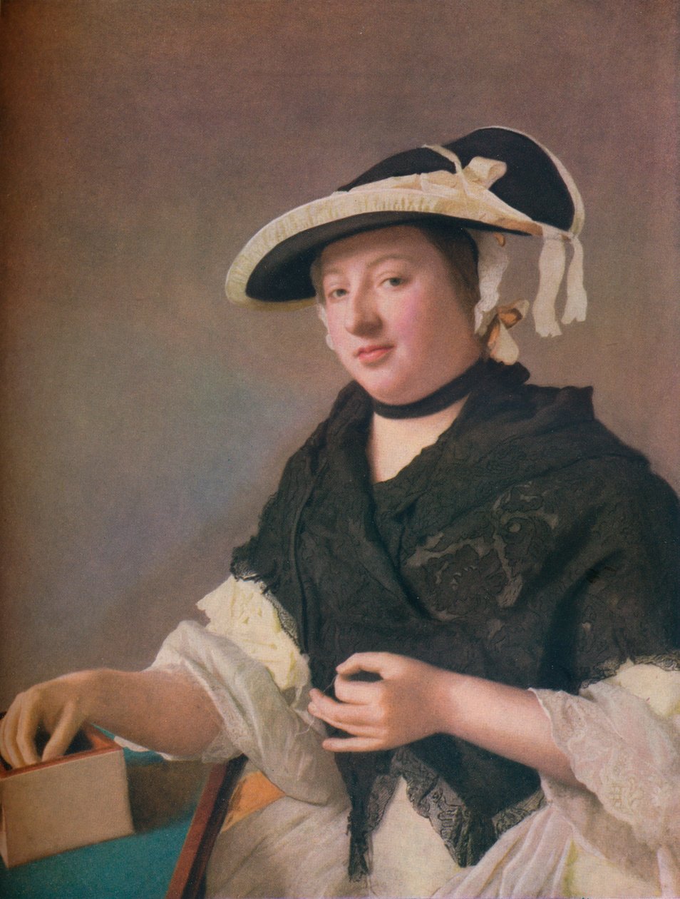 Lady Fawkener, ok. 1760 autorstwa Jean Étienne Liotard