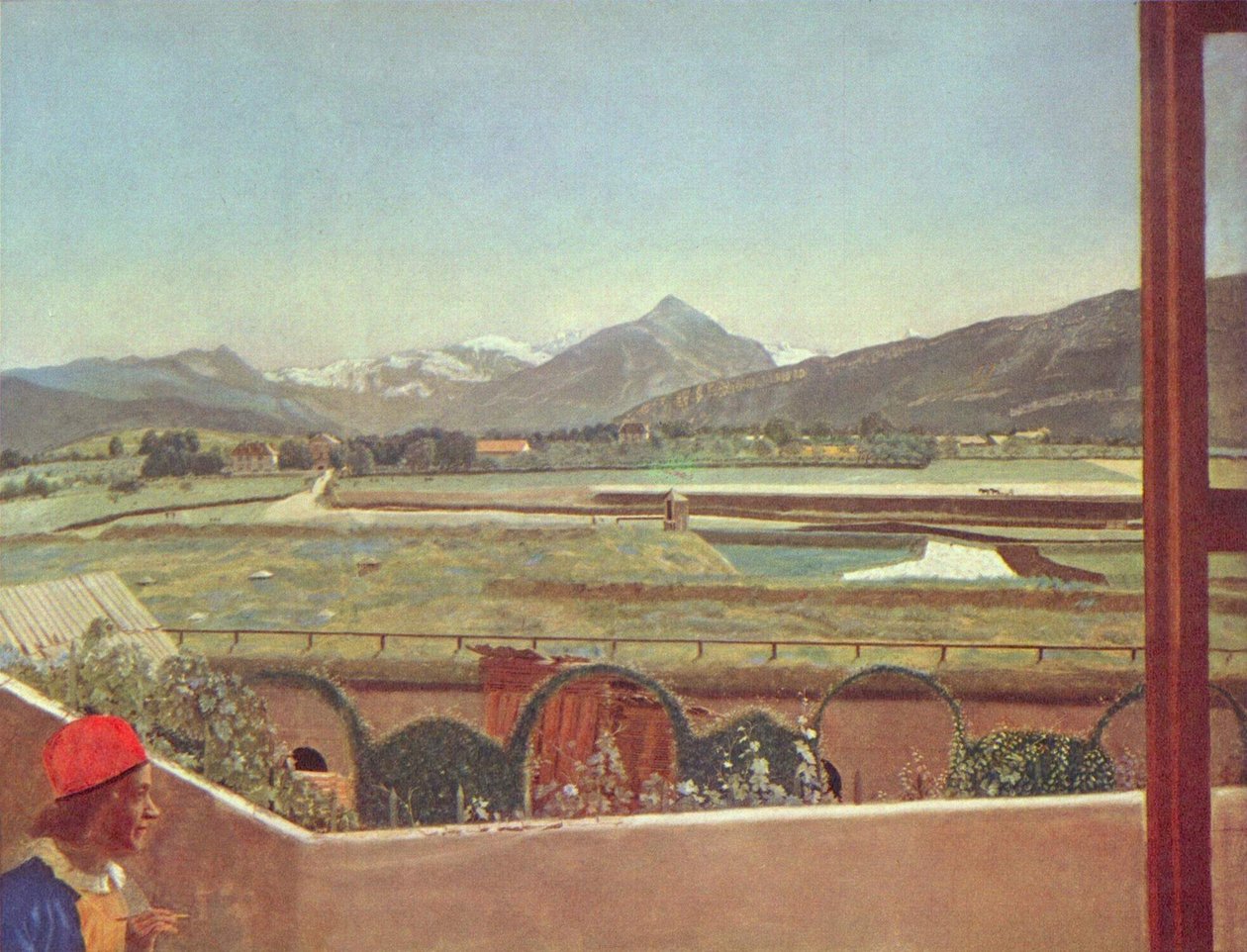 Krajobraz w pobliżu Genewy autorstwa Jean Étienne Liotard