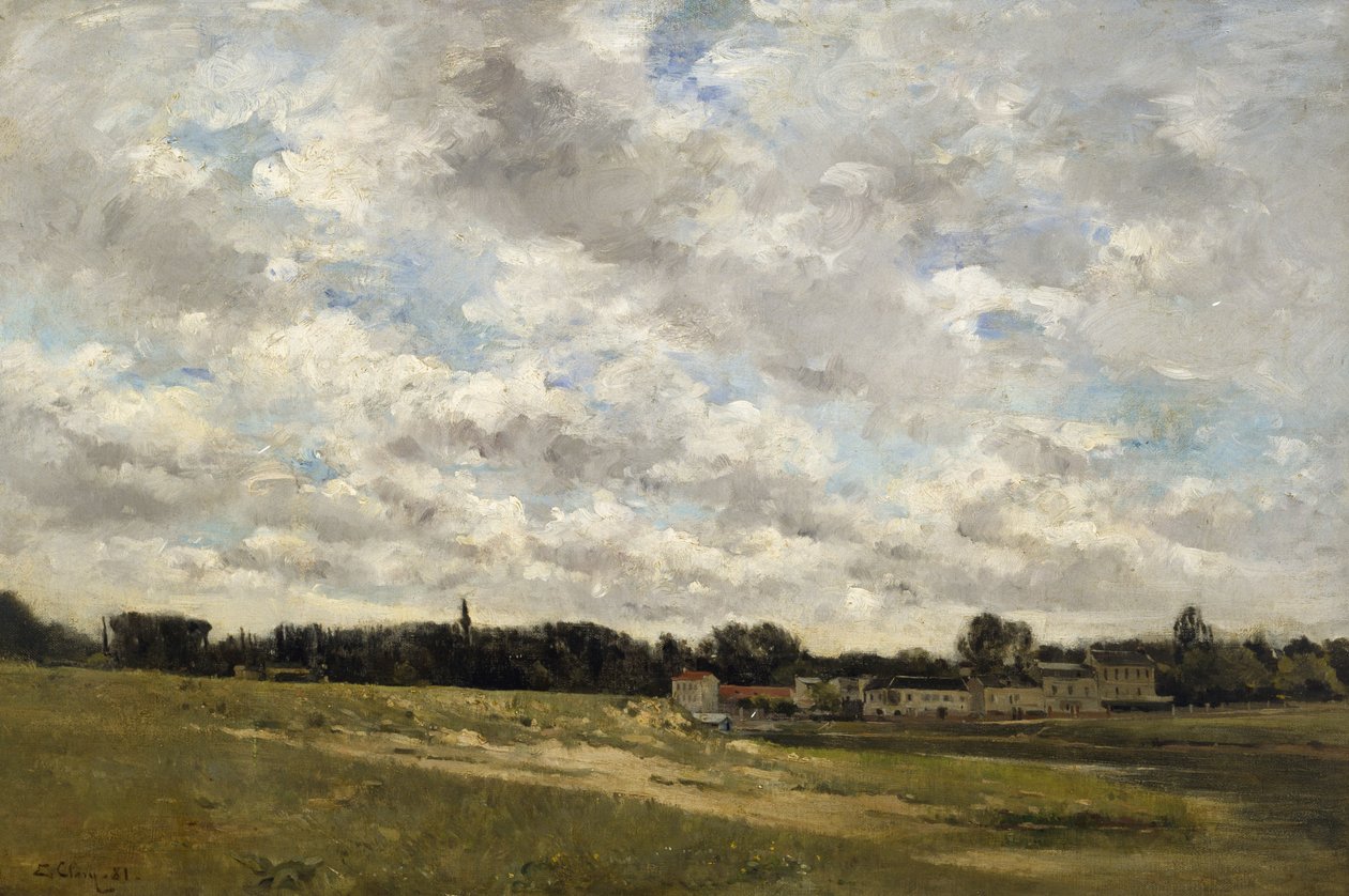 Krajobraz, 1881 autorstwa Jean Eugene Clary