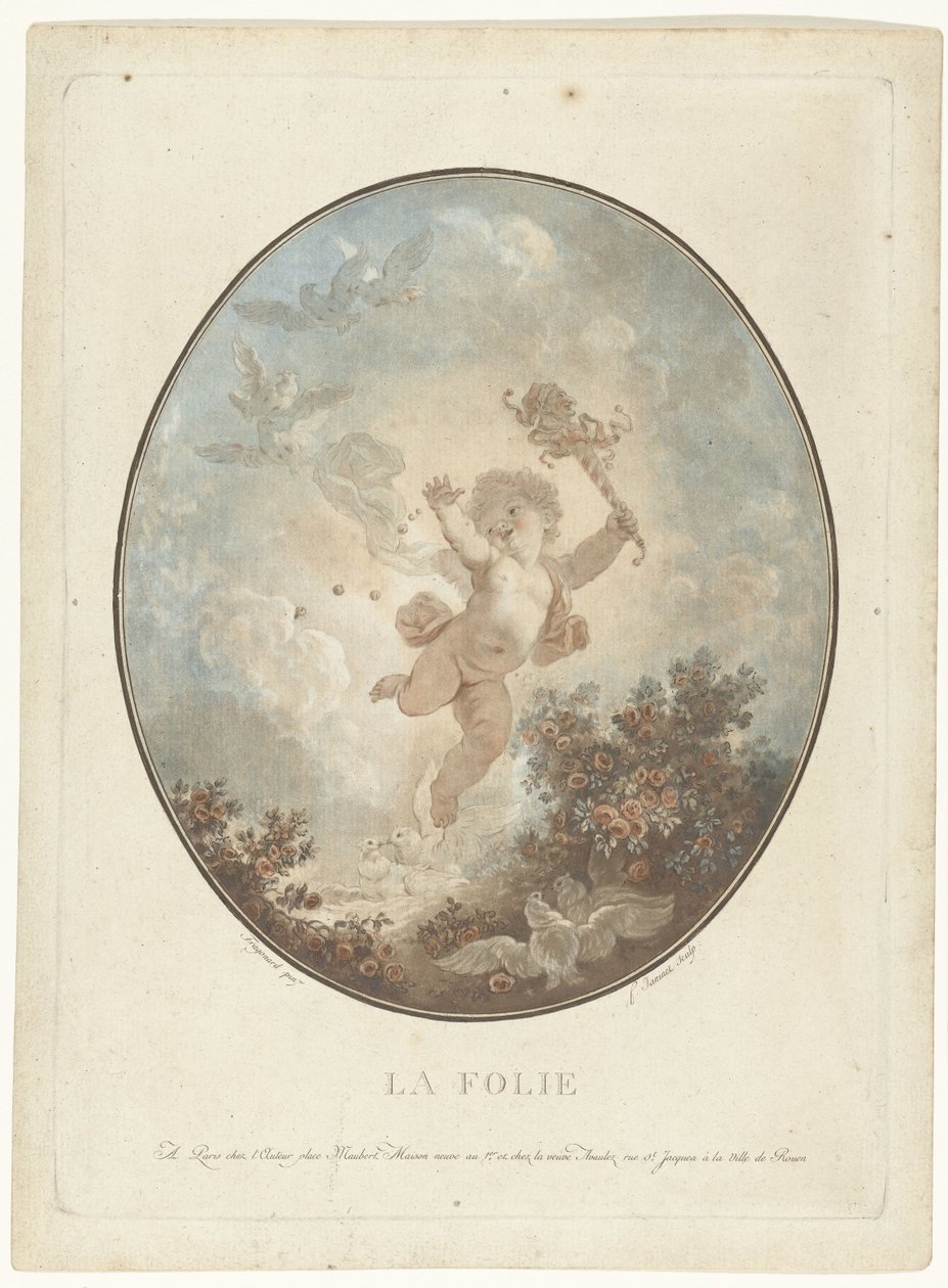 Rozpusta La Folie (tytuł na obiekcie) autorstwa Jean Francois Janinet