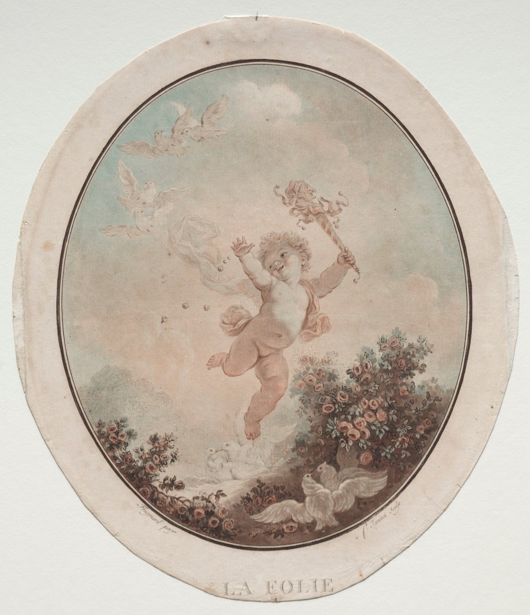 Szaleństwo, 1777. autorstwa Jean Francois Janinet