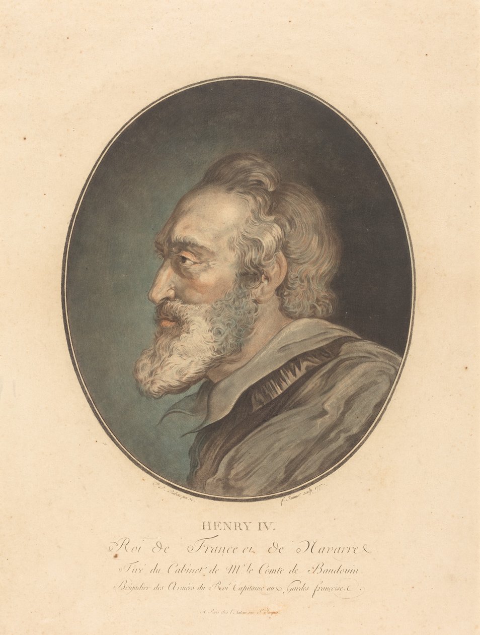 Henryk IV, 1777. autorstwa Jean Francois Janinet