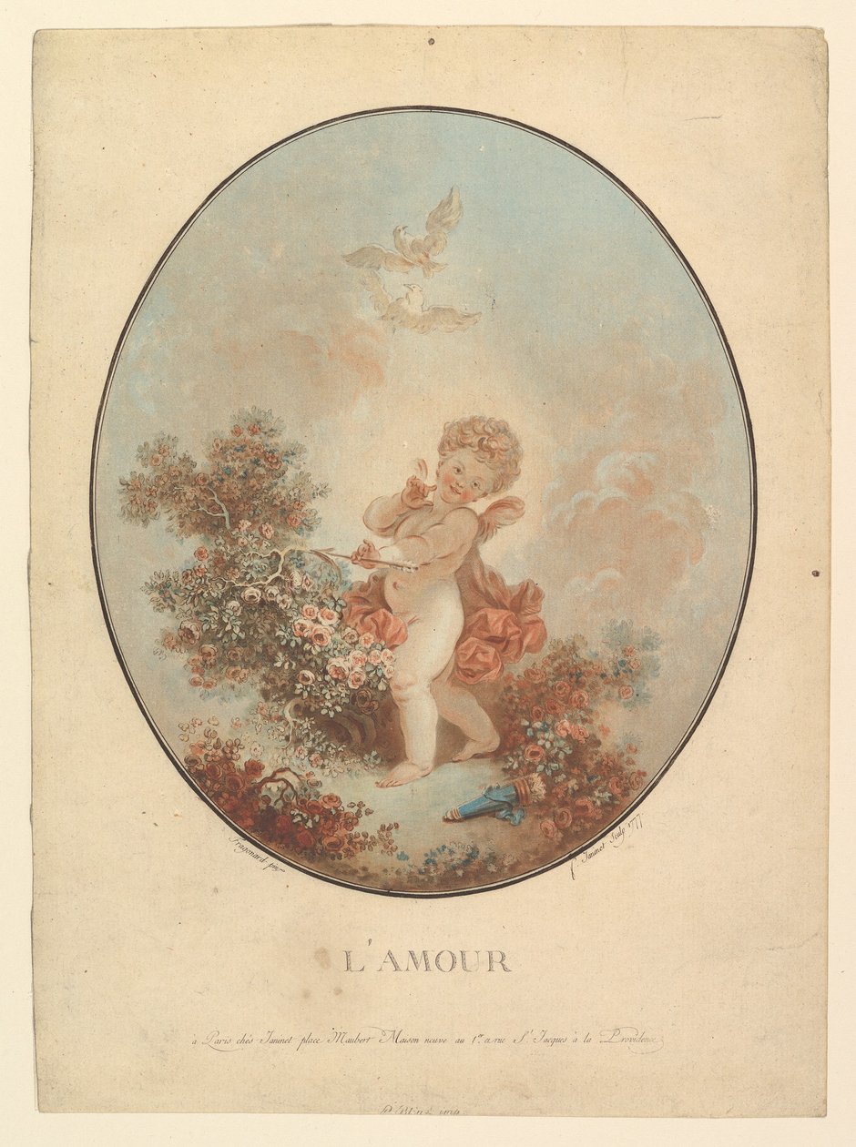 LAmour.n.d. autorstwa Jean Francois Janinet