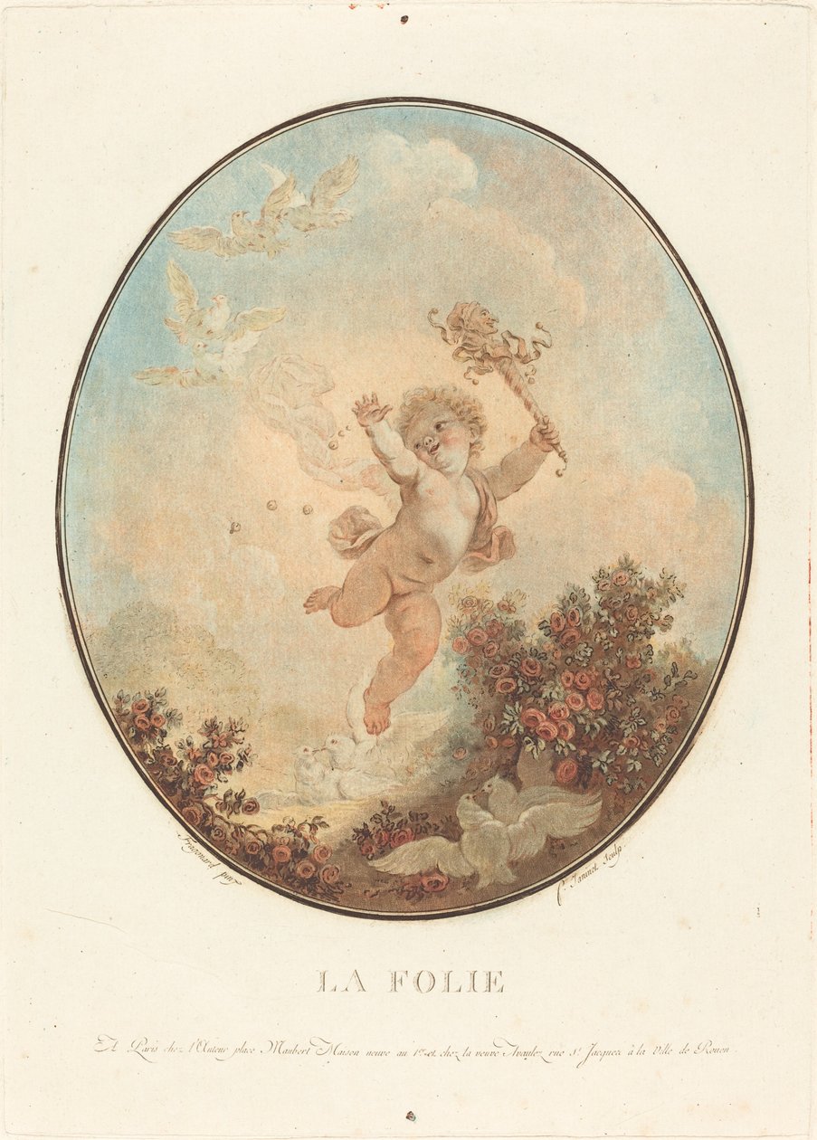 Na folii, 1777. autorstwa Jean Francois Janinet
