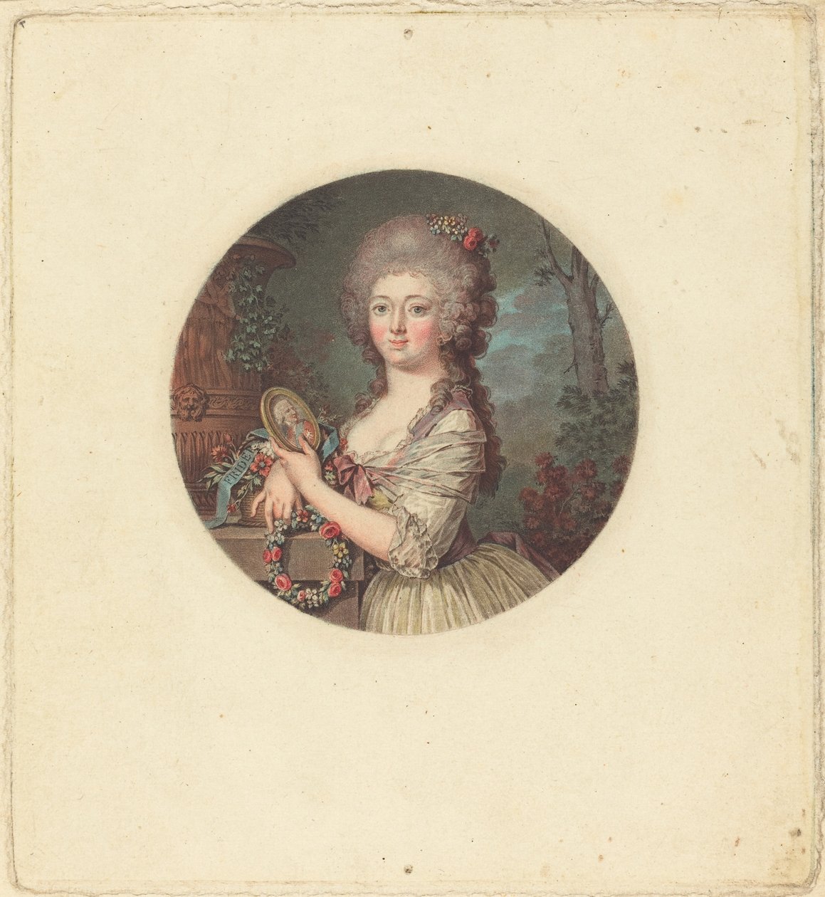 Portret młodej księżniczki. autorstwa Jean Francois Janinet