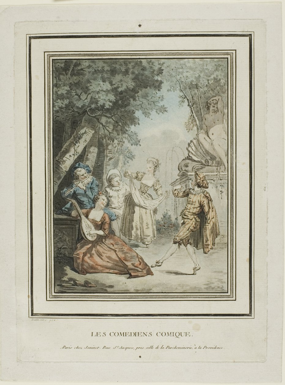 Komicy autorstwa Jean Francois Janinet
