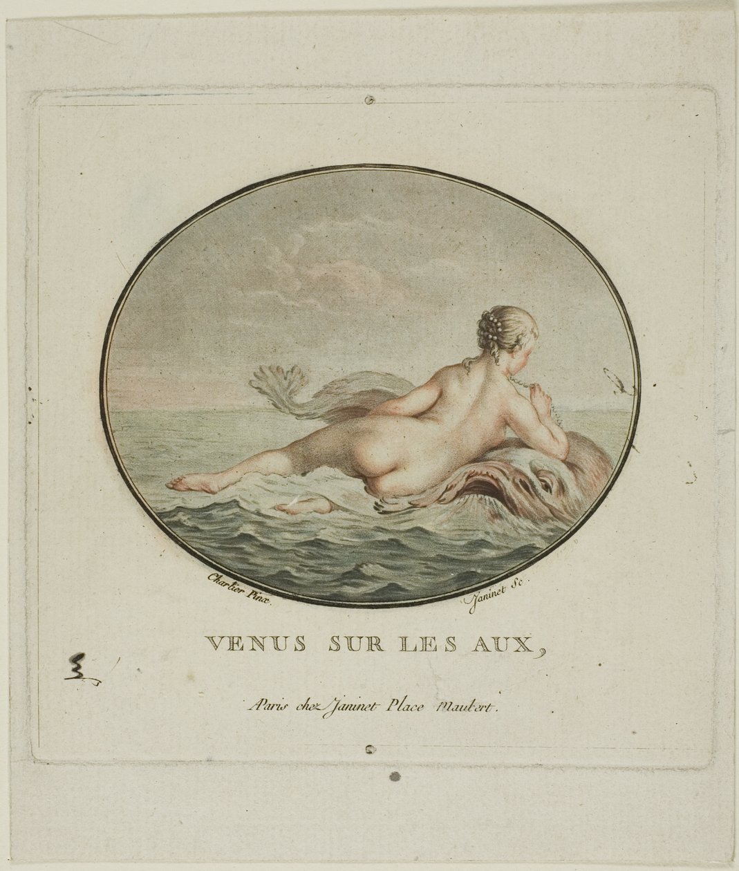 Venus Sur Les Aux autorstwa Jean Francois Janinet