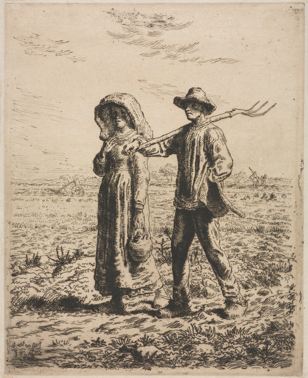 Iść do pracy. autorstwa Jean Francois Millet