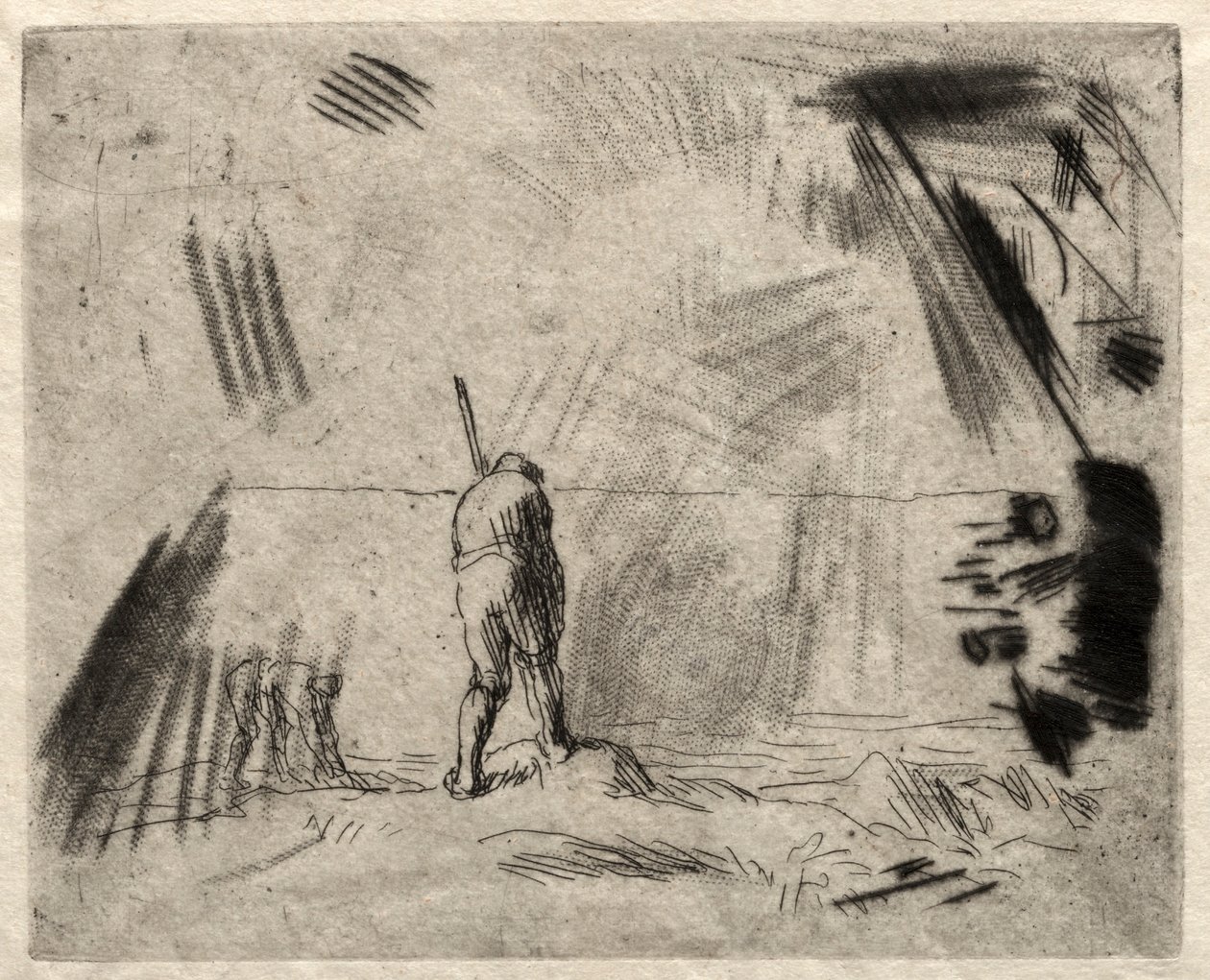 Zbieracze wodorostów. autorstwa Jean Francois Millet