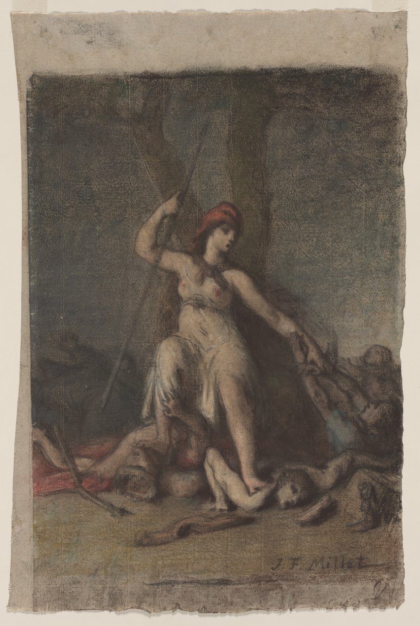 Wolność, prawdopodobnie 1848. autorstwa Jean Francois Millet