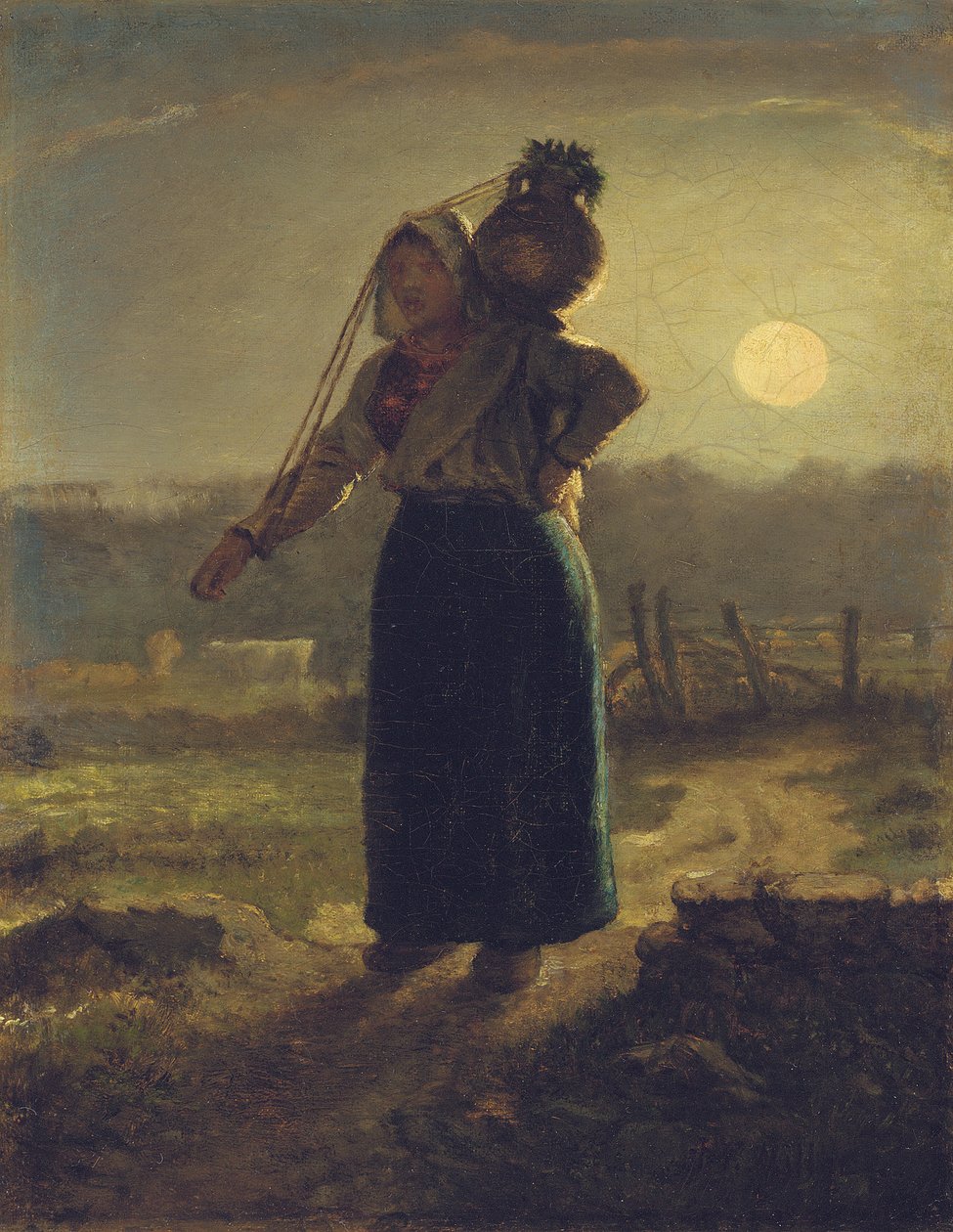 Dojarka normańska, 1853-54 autorstwa Jean Francois Millet