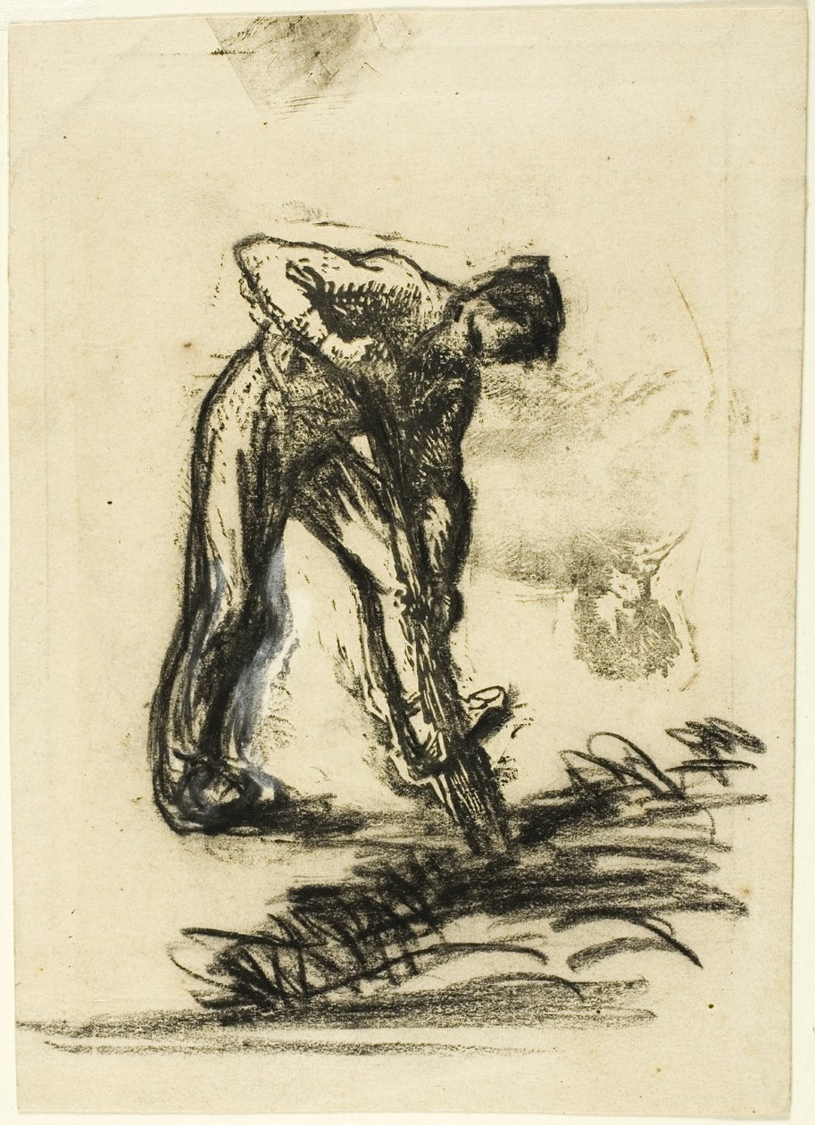 Chłop kopanie autorstwa Jean Francois Millet