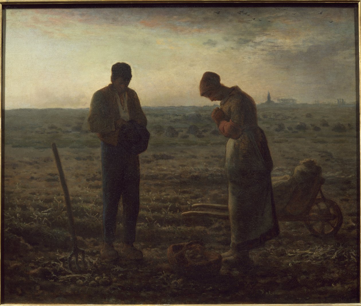 Anioł Pański - olej na płótnie autorstwa Jean Francois Millet
