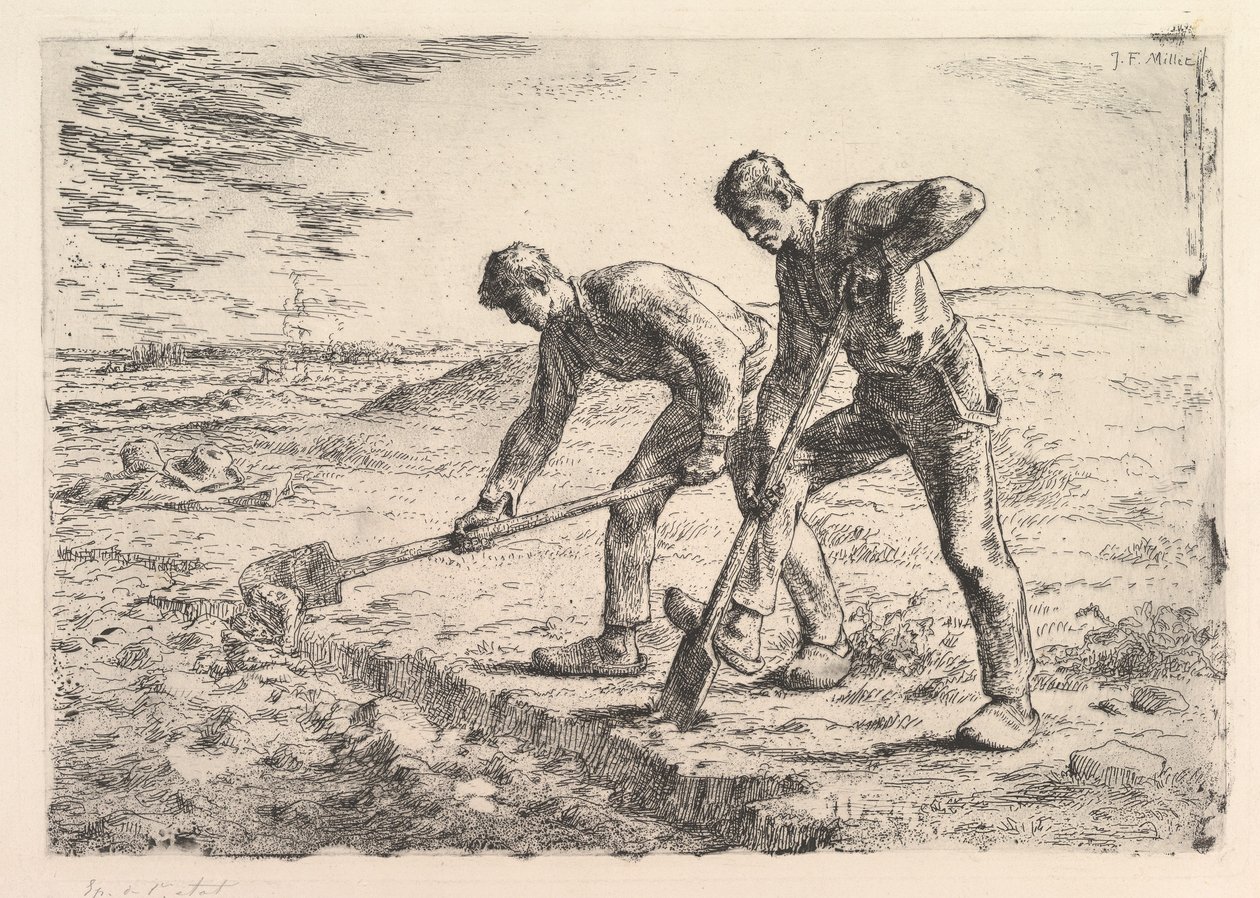 Kopacze, 1830-75. autorstwa Jean Francois Millet
