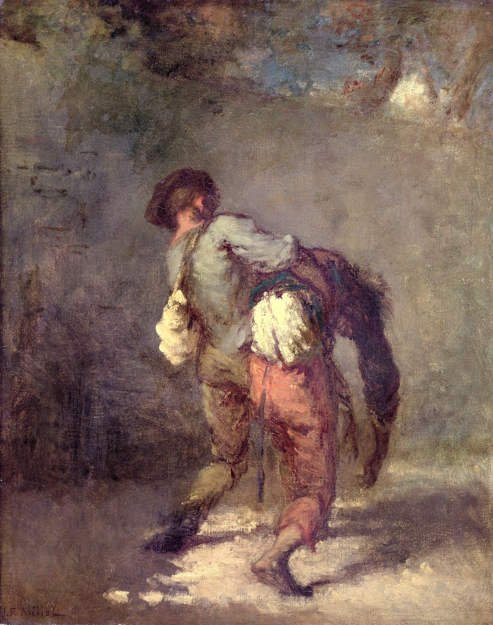 Dobry Samarytanin autorstwa Jean Francois Millet