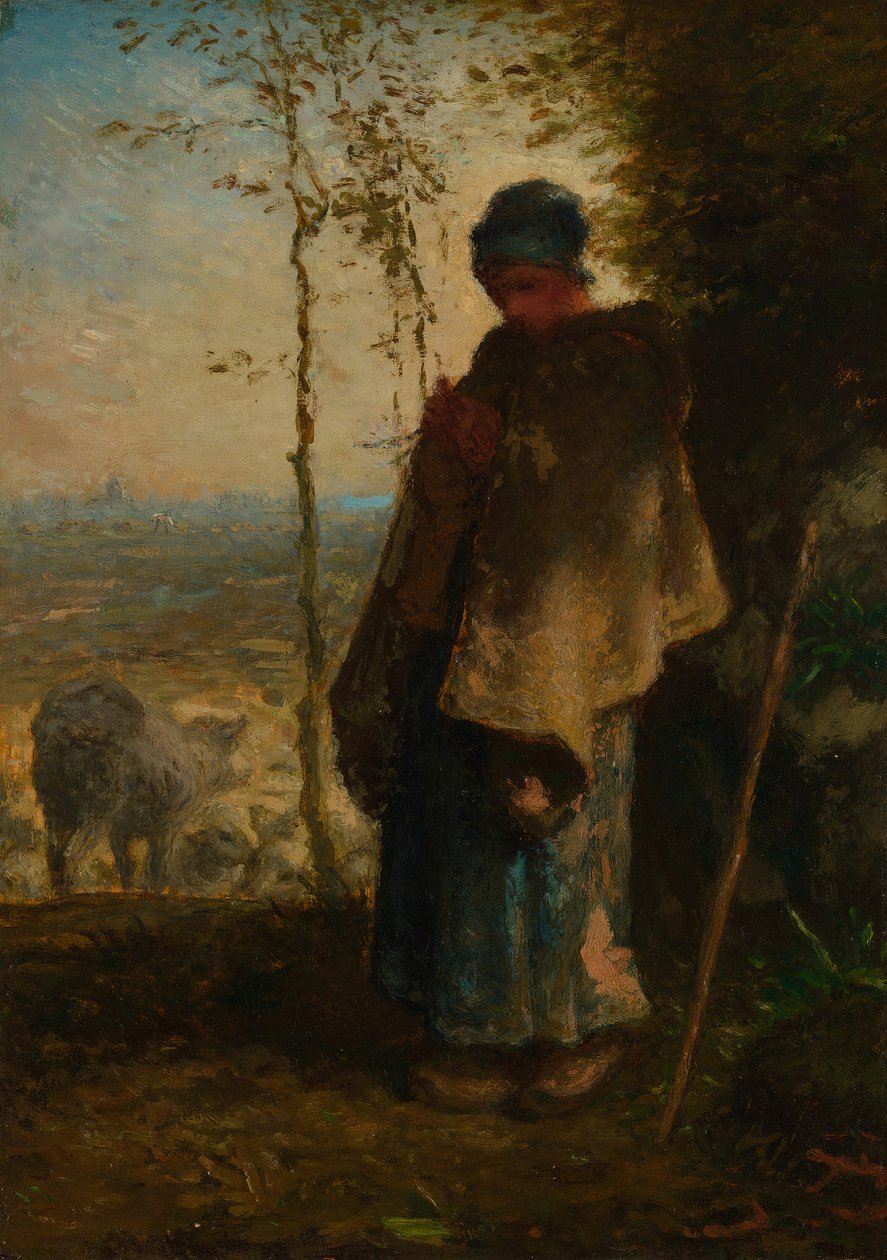 Mała Pasterka, 186872. autorstwa Jean Francois Millet